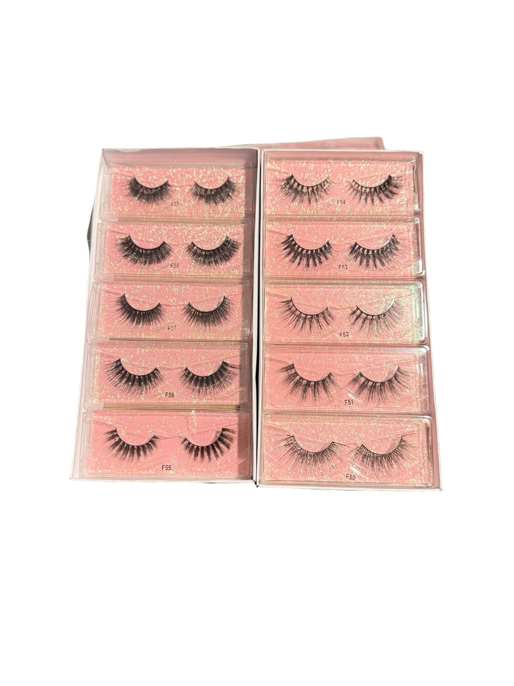 10-pair mixed style false eyelash